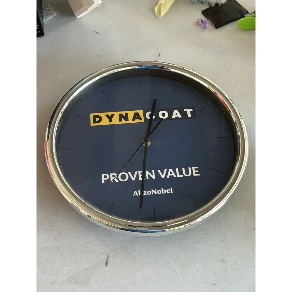 Howard Miller Hamilton 625-561 Dynacoat 12in Advertising Wall Clock AkzoNobel
